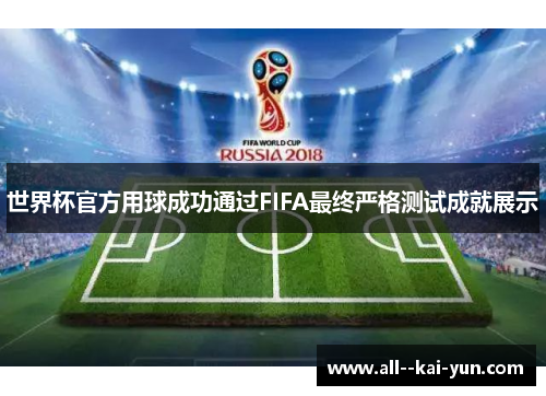 世界杯官方用球成功通过FIFA最终严格测试成就展示